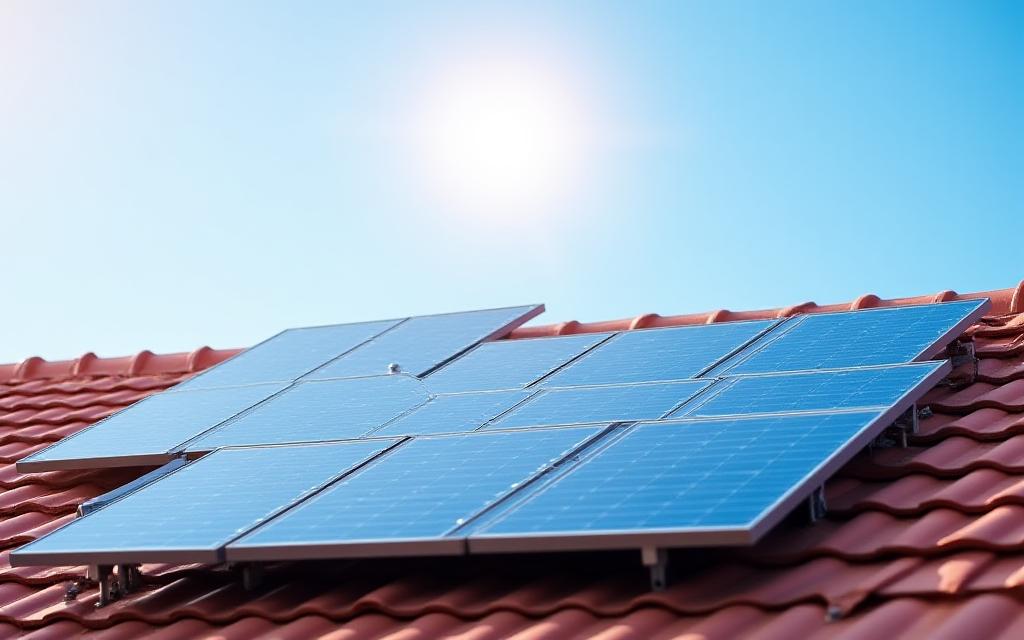 Modern solar panel installation on a suburban home in Melbourne